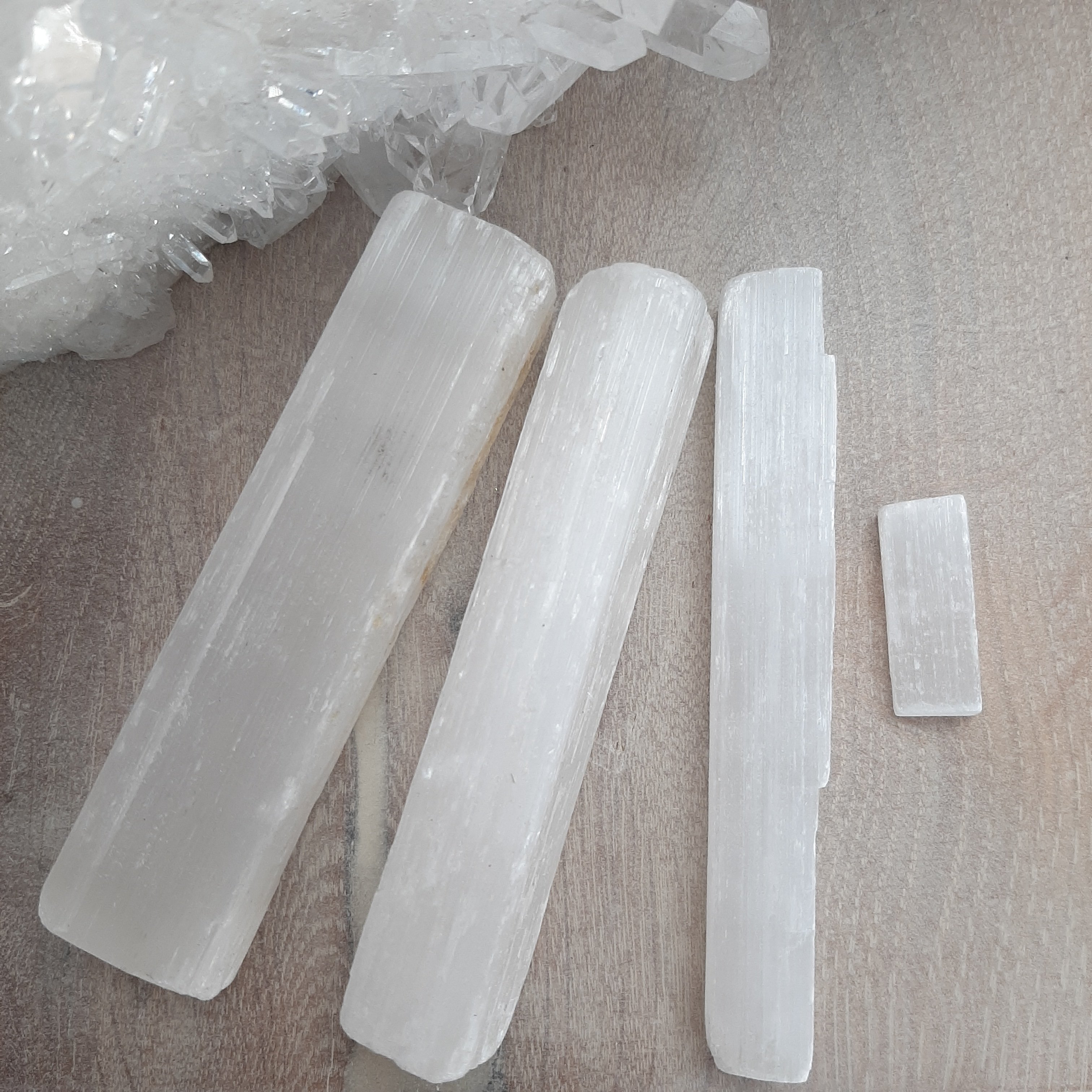 Selenite bookends band